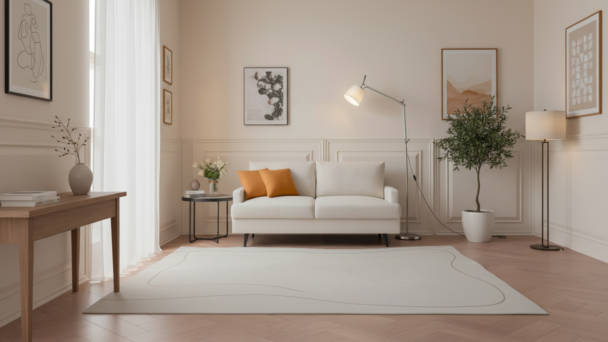 Yellow / Grey / Emerald / Beige Linen 2-Seat Loveseat Sofa, Metal Legs