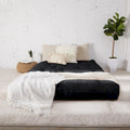 Multi-Color Tufted Futon Floor Mattress – Full Size, 1-Person, Mattress Only
