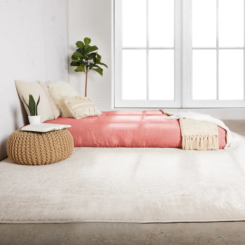 Multi-Color Tufted Futon Floor Mattress – Full Size, 1-Person, Mattress Only