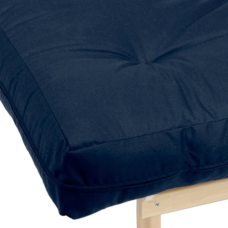 Multi-Color Tufted Futon Floor Mattress – Full Size, 1-Person, Mattress Only