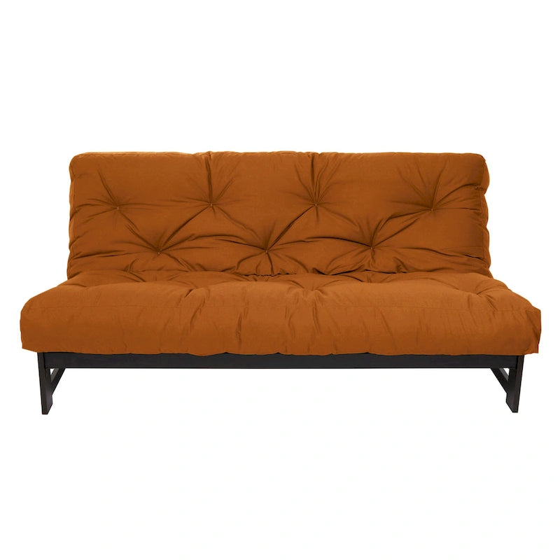 Multi-Color Tufted Futon Floor Mattress – Full Size, 1-Person, Mattress Only
