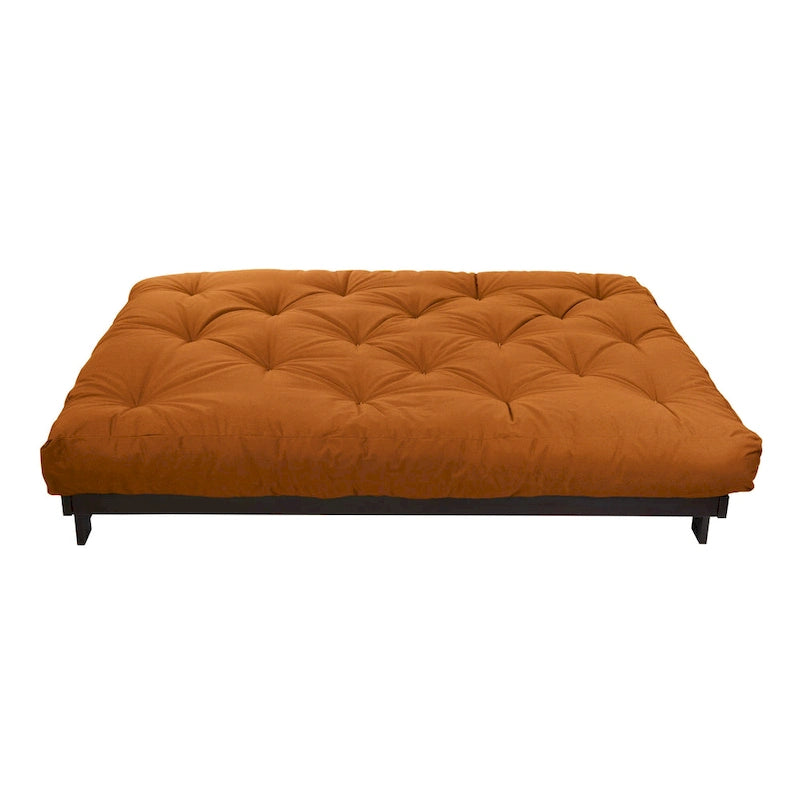 Multi-Color Tufted Futon Floor Mattress – Full Size, 1-Person, Mattress Only