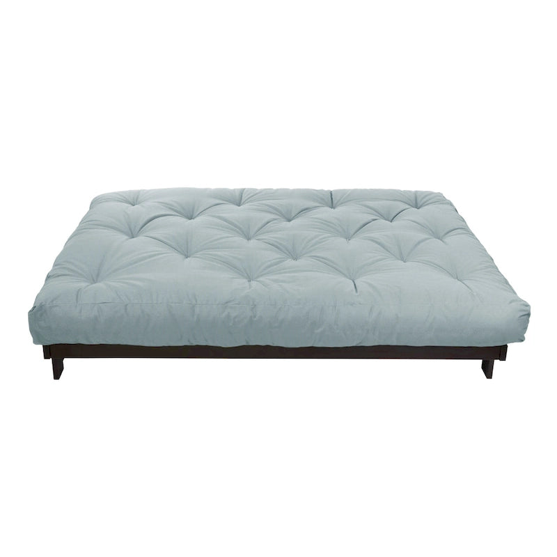 Multi-Color Tufted Futon Floor Mattress – Full Size, 1-Person, Mattress Only