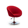 Multi-Color Barrel Swivel Accent Chair, Adjustable Height, 1-Seat