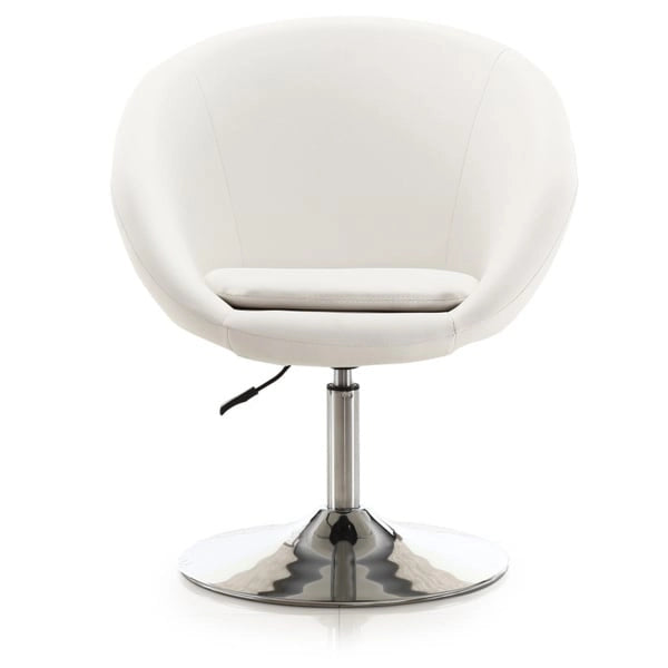 Multi-Color Barrel Swivel Accent Chair, Adjustable Height, 1-Seat