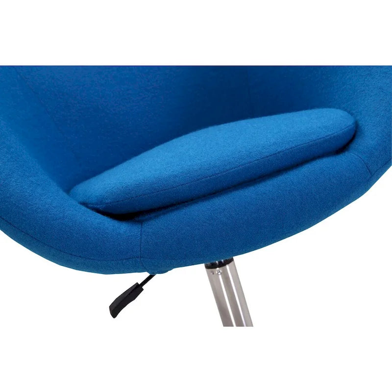 Multi-Color Barrel Swivel Accent Chair, Adjustable Height, 1-Seat