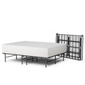 Black Steel Platform Bed Frame, 14" Height, 1–2 Person – Twin / Twin XL / Full / Queen / King